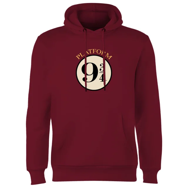 Harry Potter Platform 9 3/4 Hoodie - Burgundy
