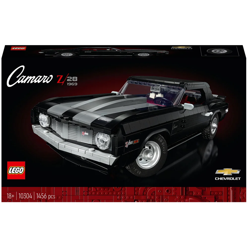 LEGO Icons Chevrolet Camaro Z28 Model Car Adult Set (10304) Image 1