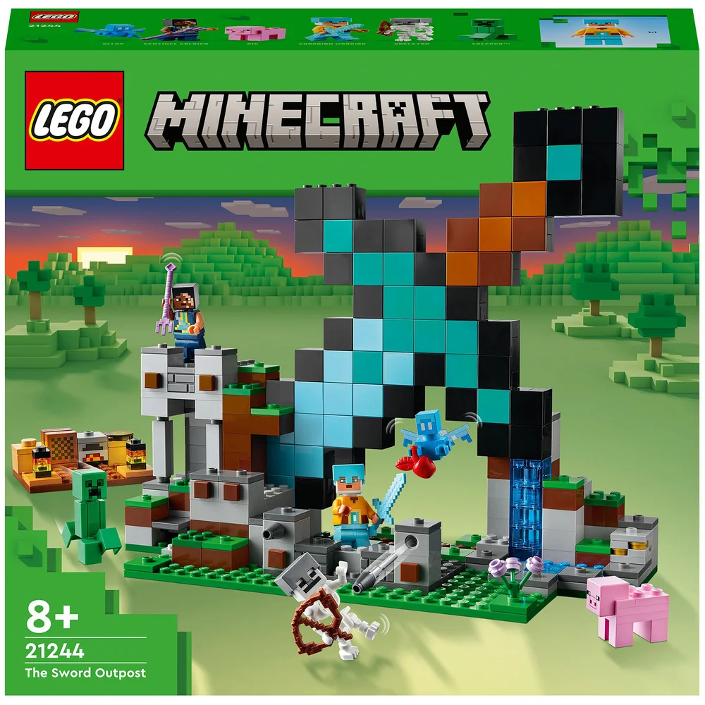 LEGO Minecraft: The Sword Outpost Toy with Mobs (21244) Image 1