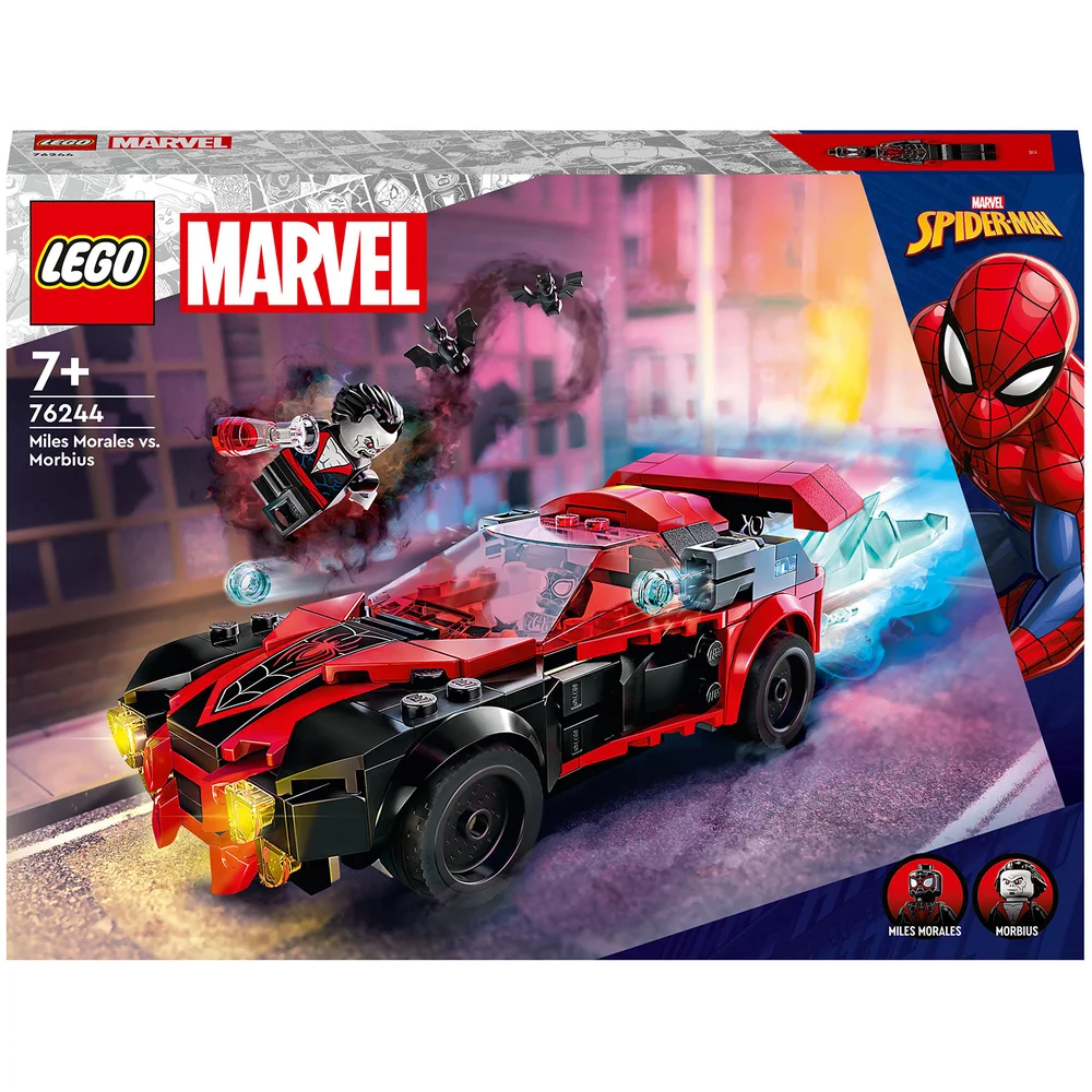 LEGO Marvel Miles Morales vs. Morbius Toy Car Set (76244) Image 1