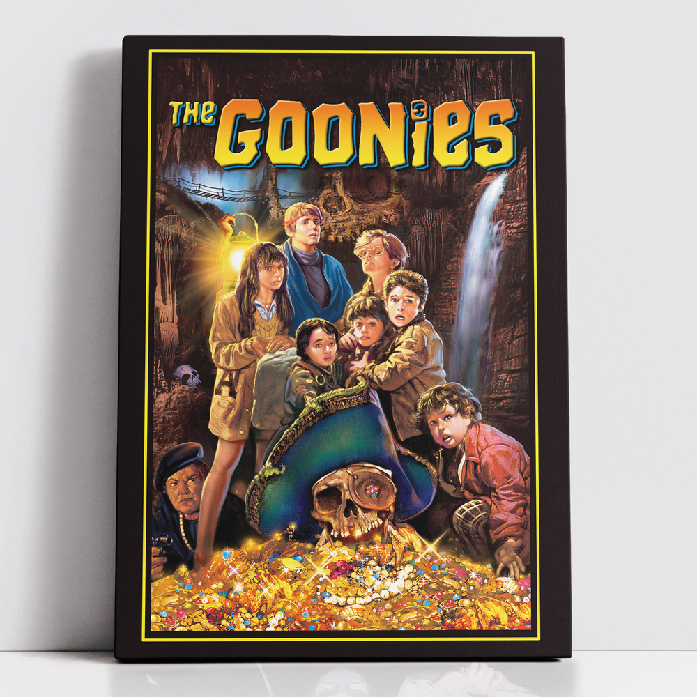 Decorsome x The Goonies Cover Art Rectangular Canvas - 12x18 inch Image 1