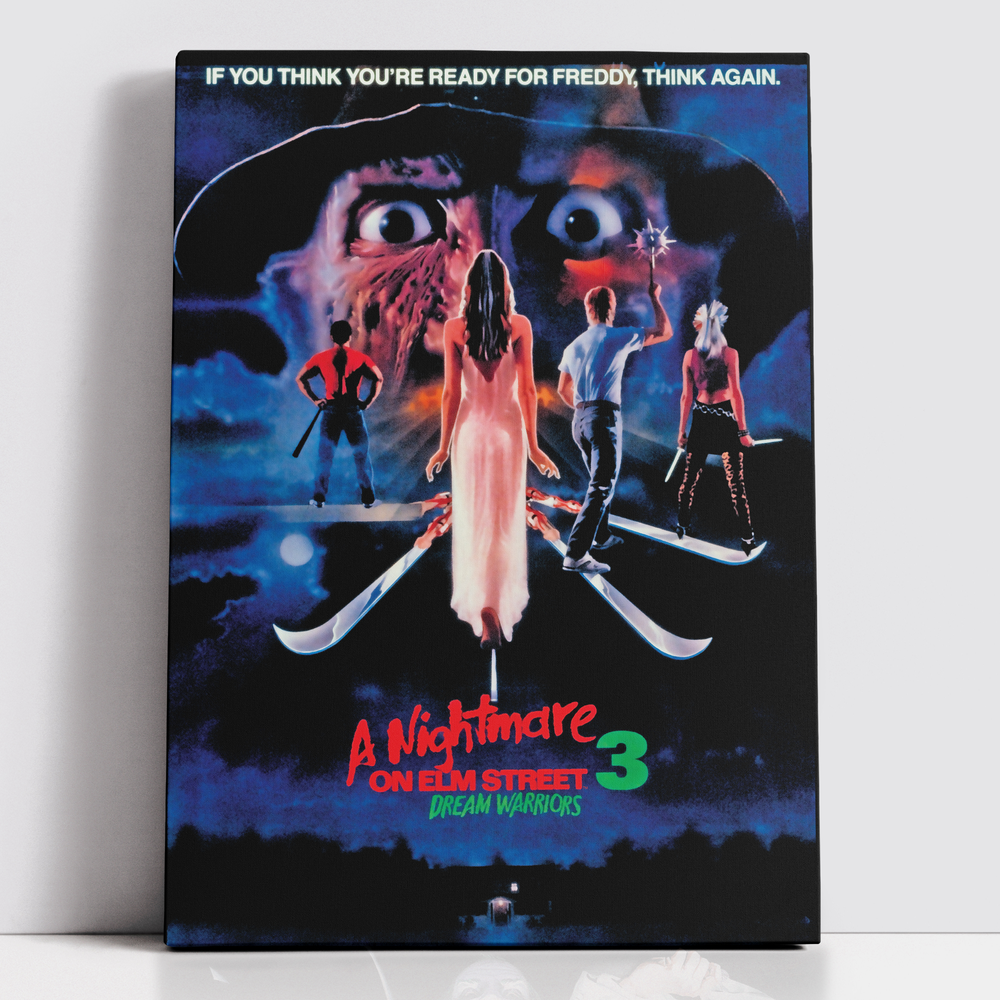 Decorsome x A Nightmare On Elm Street Dream Warriors Rectangular Canvas - 12x18 inch Image 1