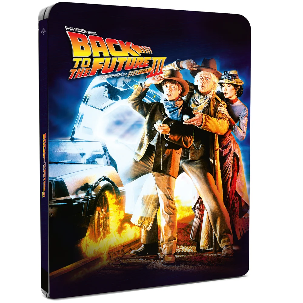 Back to the Future Part III - Zavvi Exclusive 4K Ultra HD Steelbook (includes Blu-ray) Image 1