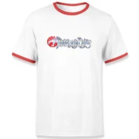 Thundercats Logo Ringer T-Shirt - White/Red - undefined undefined