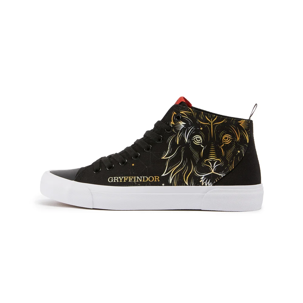 Akedo x Harry Potter Houses Gryffindor High Top - Black - UK 3 / EU 35.5 / US Men's 3.5 / Women's 5 Image 1