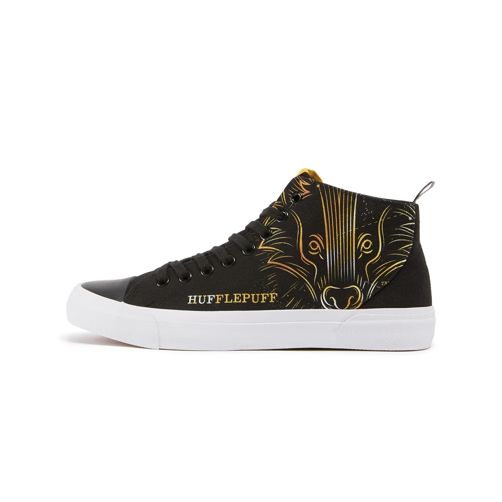 Akedo x Harry Potter Houses Hufflepuff High Top - Black - UK 3 / EU 35.5 / US Men's 3.5 / Women's 5 Image 1