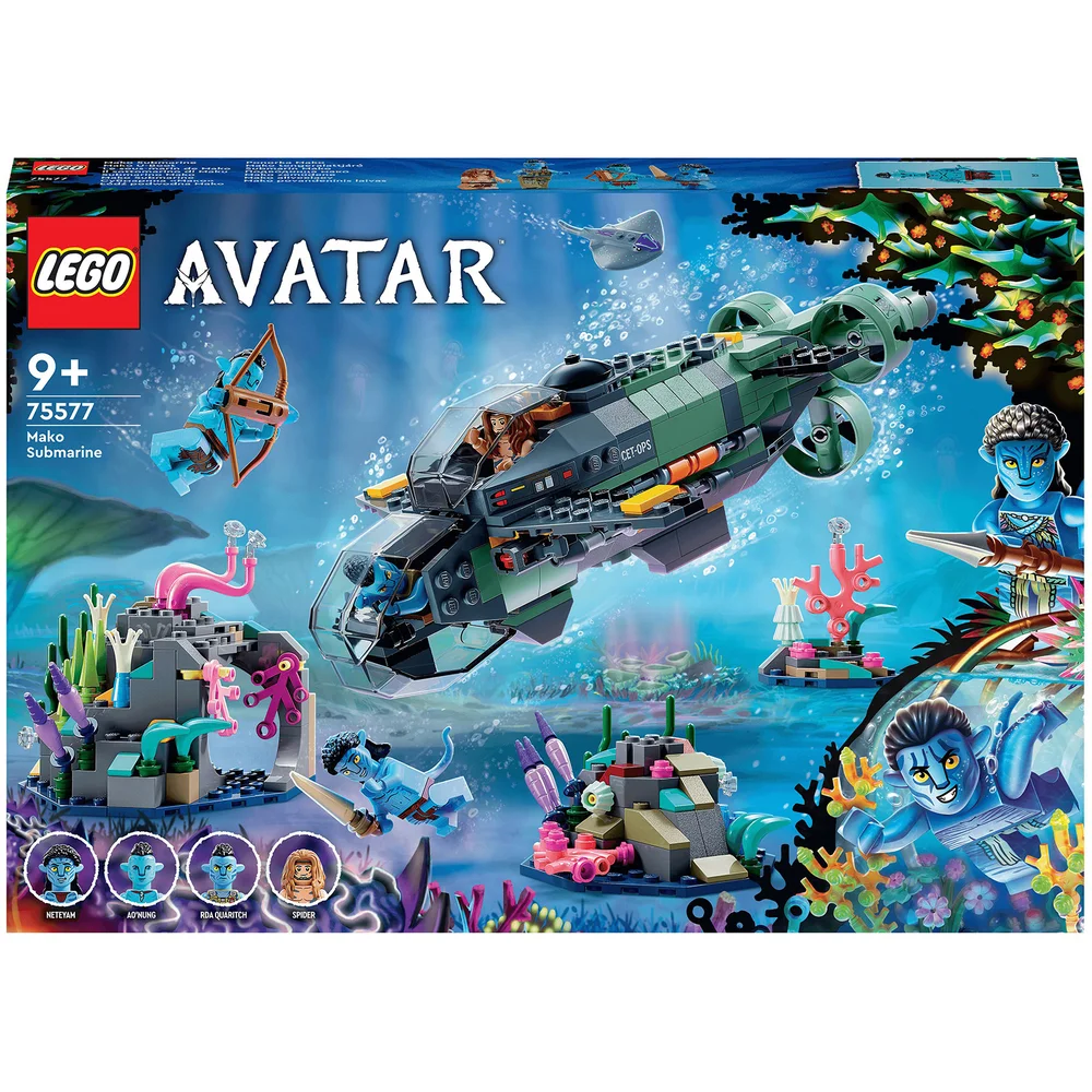 LEGO Avatar Mako Submarine Toy, The Way of Water Set (75577) Image 1