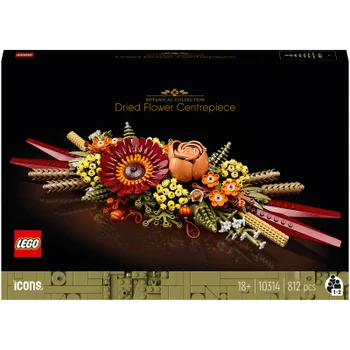 LEGO Icons Dried Flower Centrepiece Set for Adults 10314