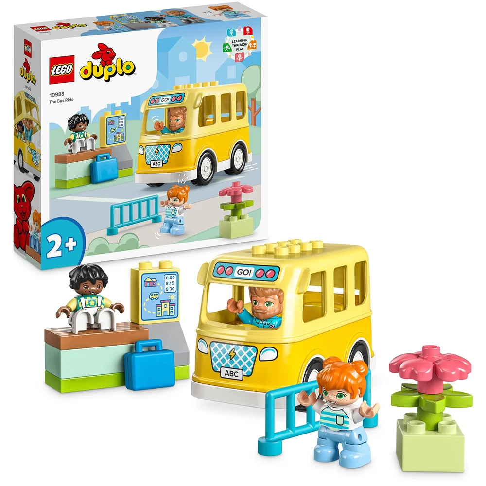 LEGO DUPLO The Bus Ride Toy for Toddlers Aged 2+ 10988 Image 1