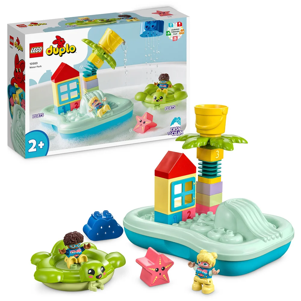 LEGO DUPLO Water Park Bath Toys for Toddlers Aged 2+ 10989 Image 1