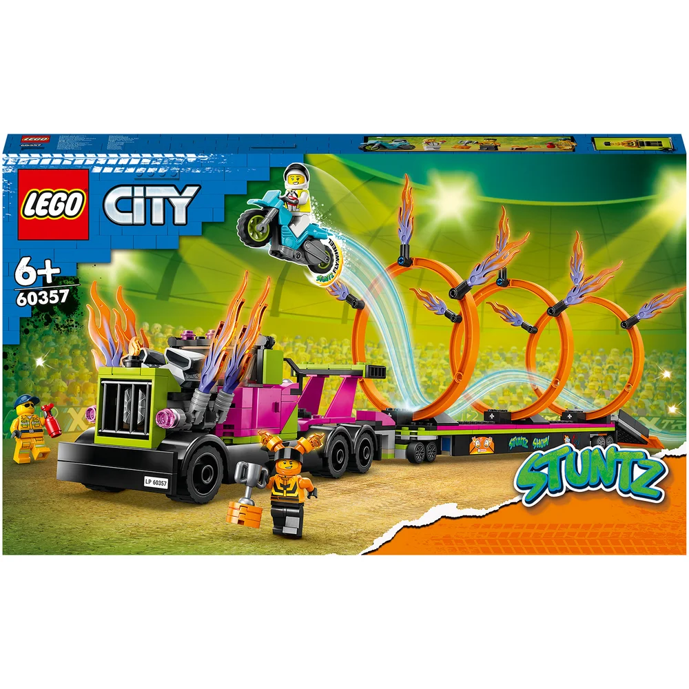 LEGO City: Stunt Truck & Ring of Fire Challenge (60357) Image 1