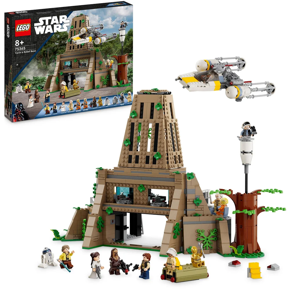 LEGO Star Wars Yavin 4 Rebel Base Building Toy 75365 Image 1