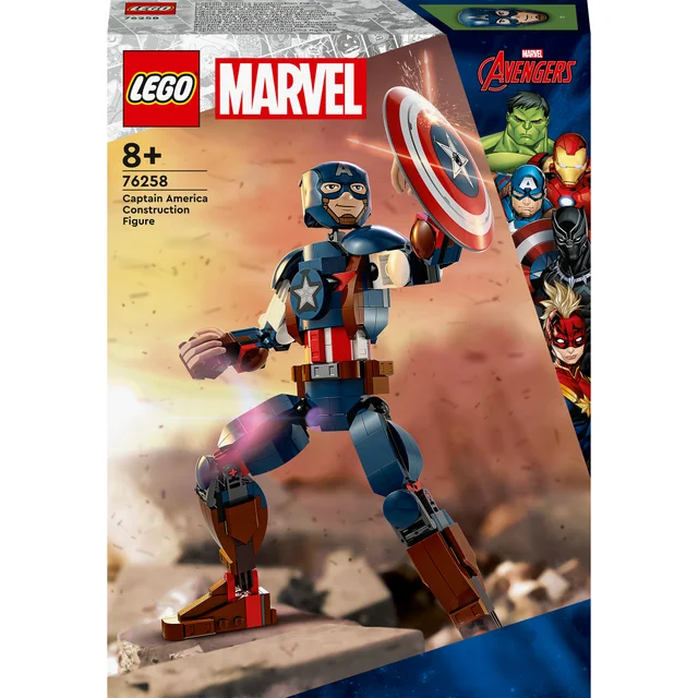 LEGO Marvel Captain America Construction Figure Set (76258)