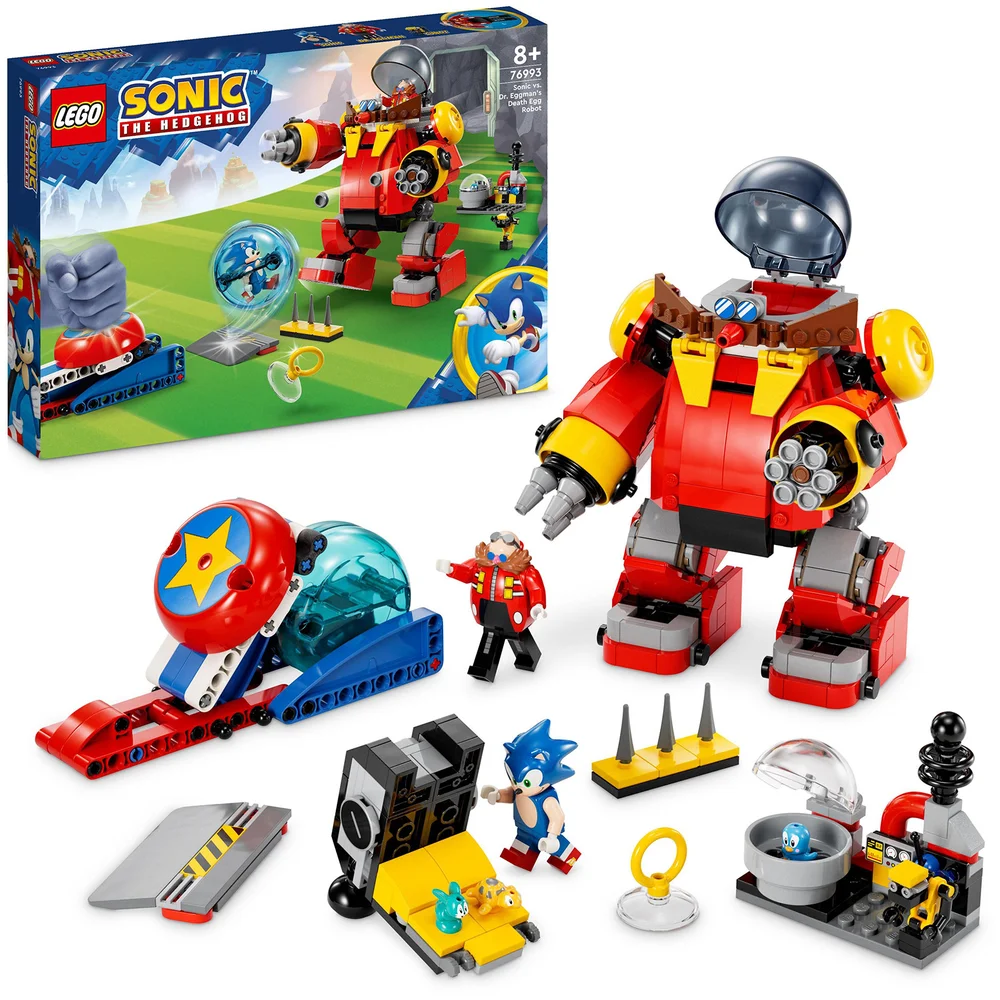 LEGO Sonic the Hedgehog Sonic vs. Dr. Eggman's Death Egg Robot 76993 Image 1