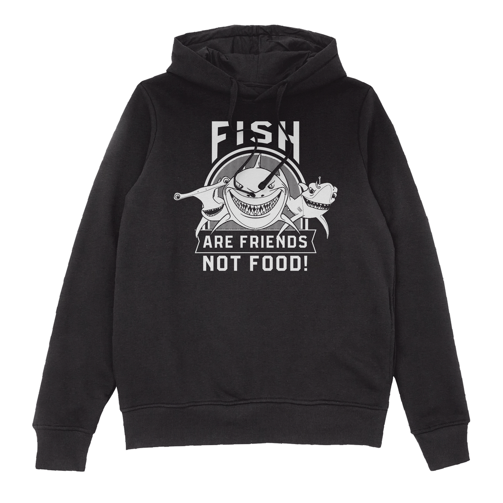 Finding Nemo Fish Are Friends Not Food Kids' Hoodie - Black - 3-4 Years Image 1