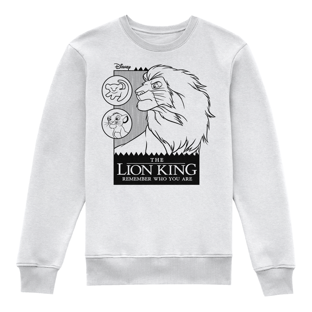 Lion King Remember Who You Are Kids' Sweatshirt - White - 3-4 Years Image 1