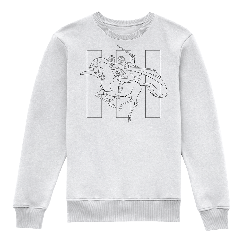 Hercules A True Hero Kids' Sweatshirt - White - 3-4 Years Image 1