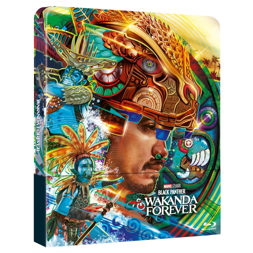 Black Panther: Wakanda Forever Zavvi Exclusive Limited Talokan Edition 4K Ultra HD Steelbook (includes Blu-ray) Image 1