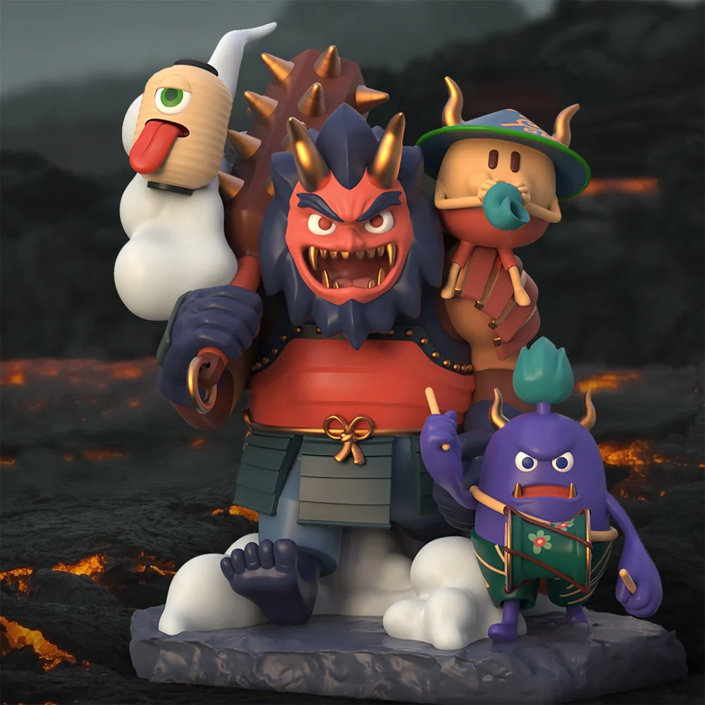 Mighty Jaxx Monster Parade Wave 01 7" Vinyl Art Toy Image 1