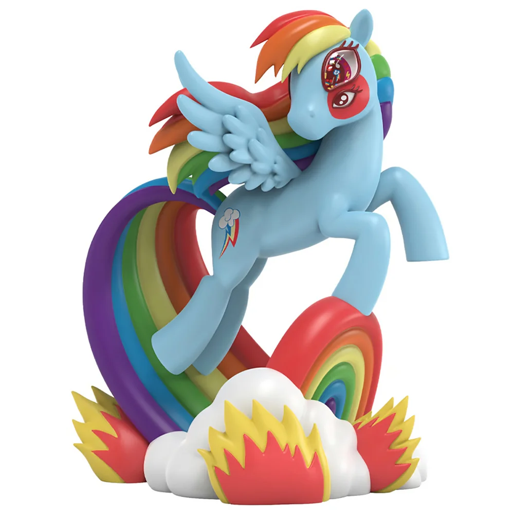 Mighty Jaxx My Little Pony Rainbow Dash By Ricardo Cavolo 9" Vinyl Art Toy Image 1