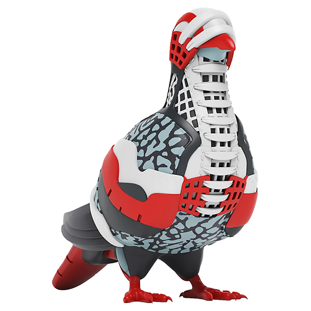 Mighty Jaxx Pigeon In Flight By Jeff Staple 8" Vinyl Art Toy Image 1