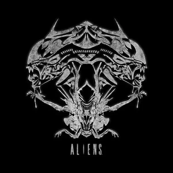 Alien Tribal Women's Cropped Hoodie - Black