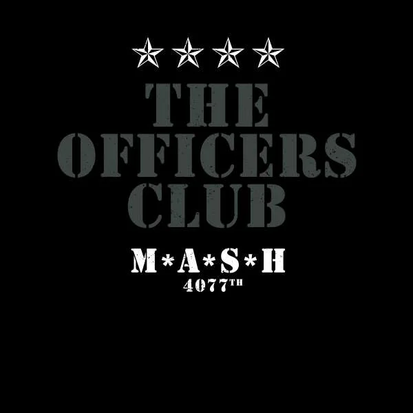 M*A*S*H The Officers Club Women's Cropped Hoodie - Black