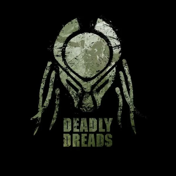 Predator Deadly Dreads Women's Cropped Hoodie - Black