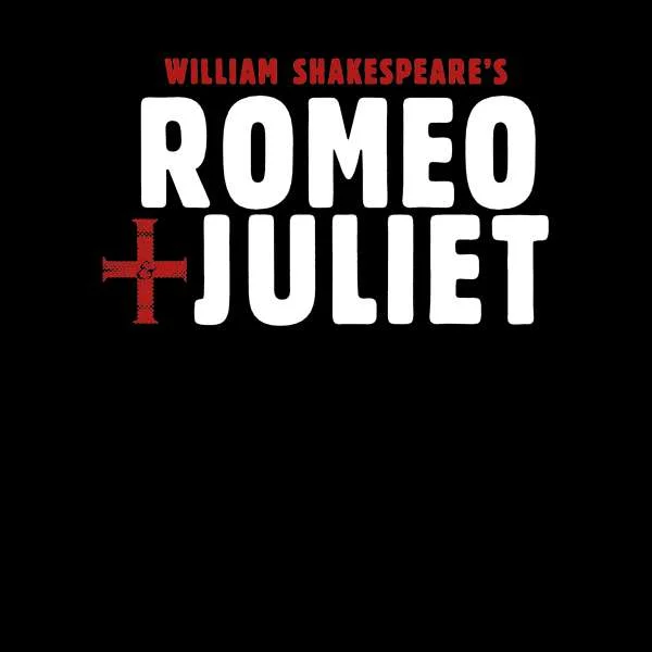 Romeo and Juliet Logo Women's Cropped Hoodie - Black