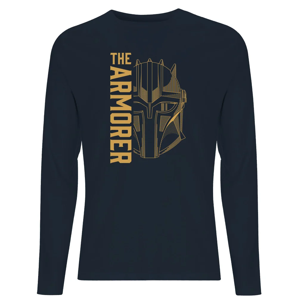 Star Wars The Mandalorian The Armorer Men's Long Sleeve T-Shirt - Navy - S Image 1