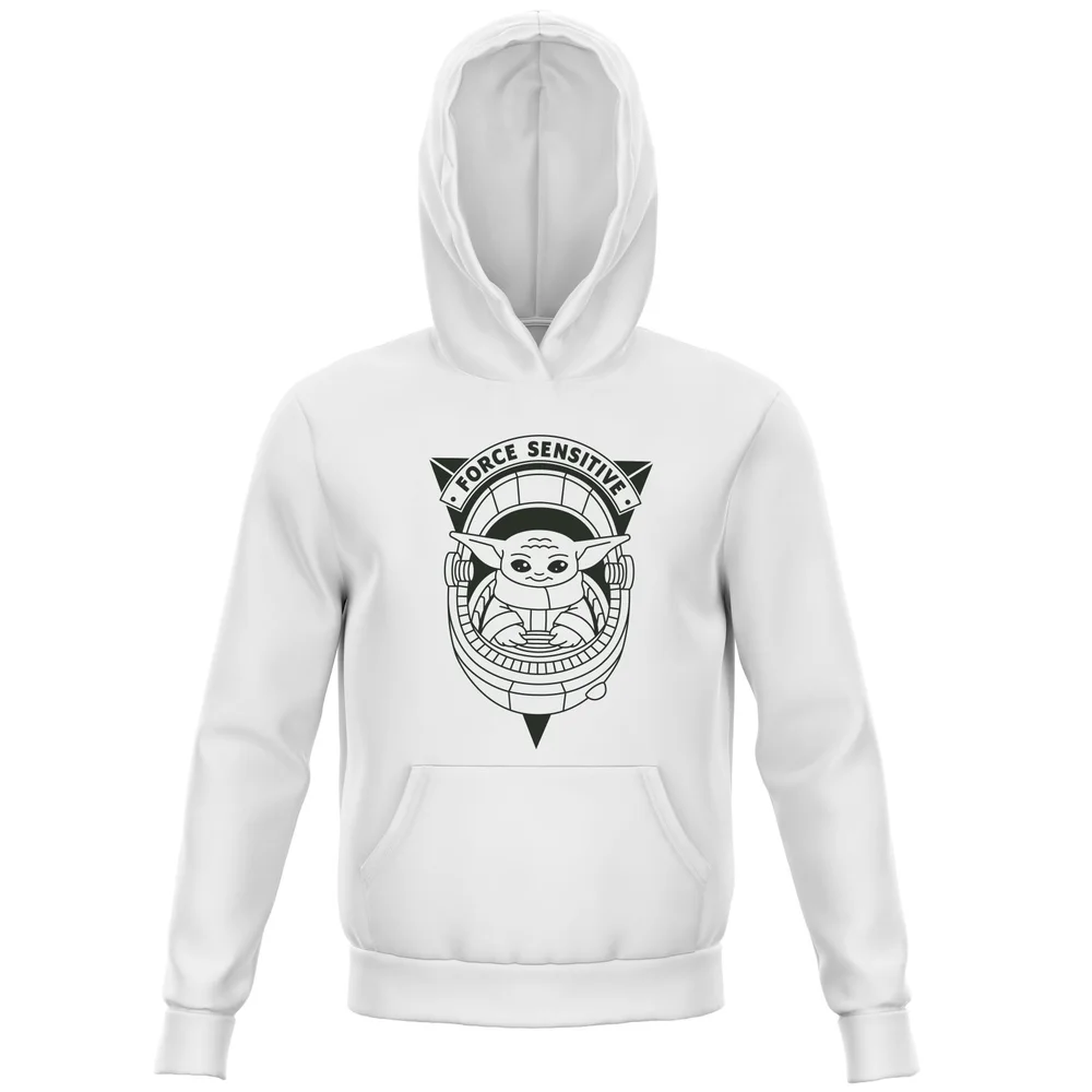 Star Wars The Mandalorian Force Sensitive Kids' Hoodie - Green - 3-4 Years Image 1