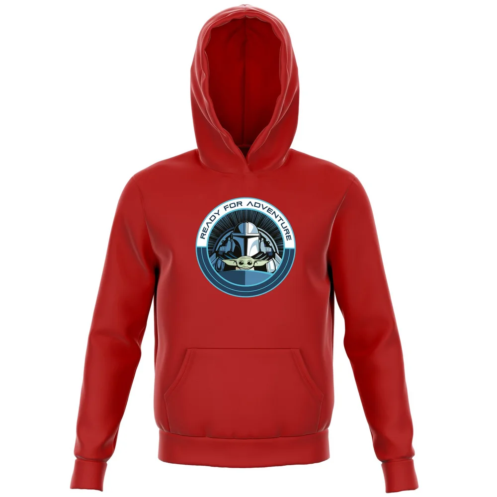 Star Wars The Mandalorian Ready For Adventure Kids' Hoodie - Green - 3-4 Years Image 1