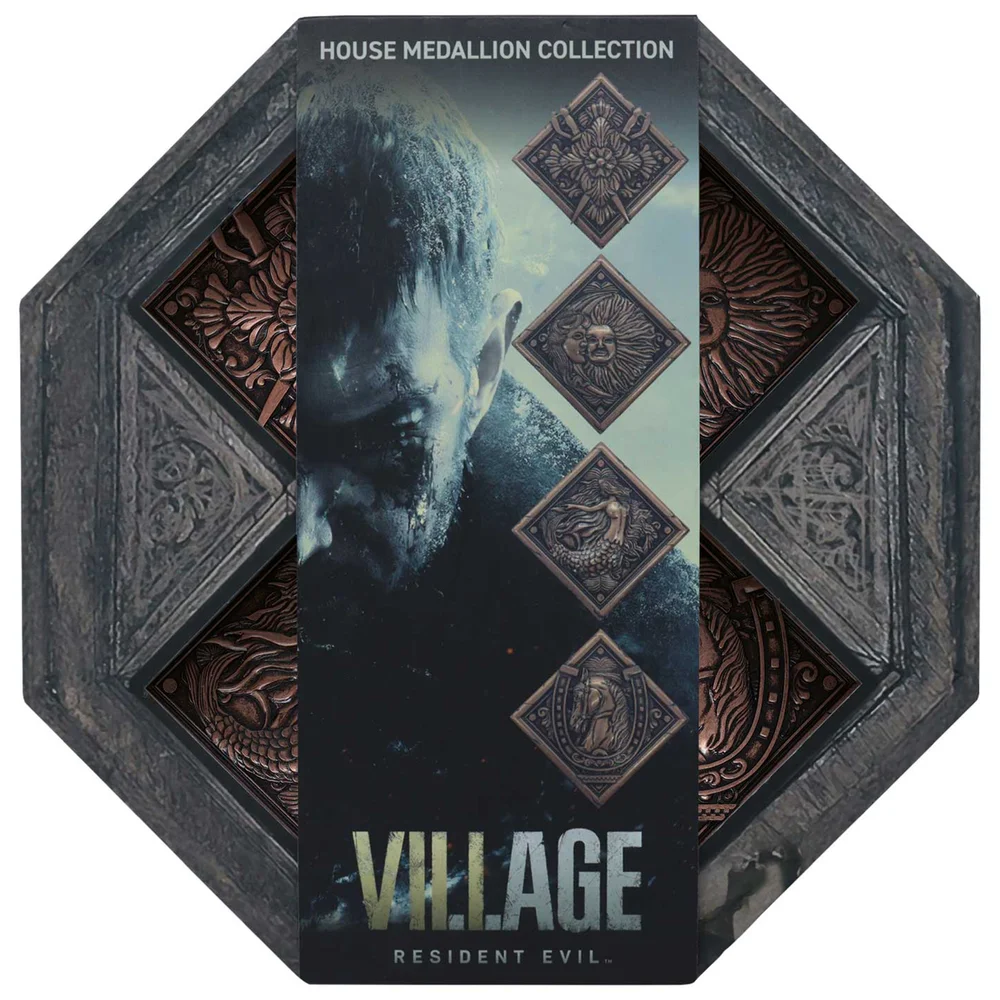 Fanattik Resident Evil Village Limited Edition Replica Medallion Set Image 1