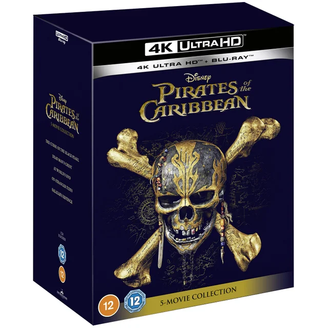 Disney’s Pirates of The Caribbean 1-5 4K Ultra HD Limited Edition Steelbook Collection