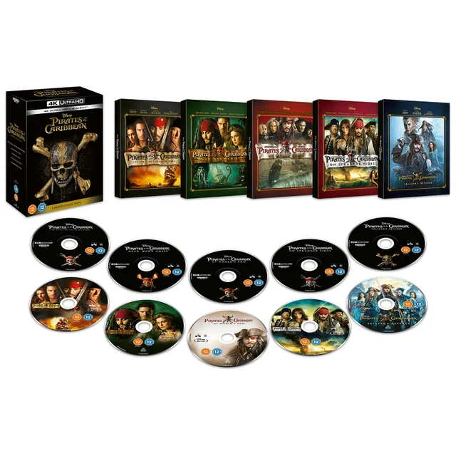 Disney’s Pirates of The Caribbean 1-5 4K Ultra HD
