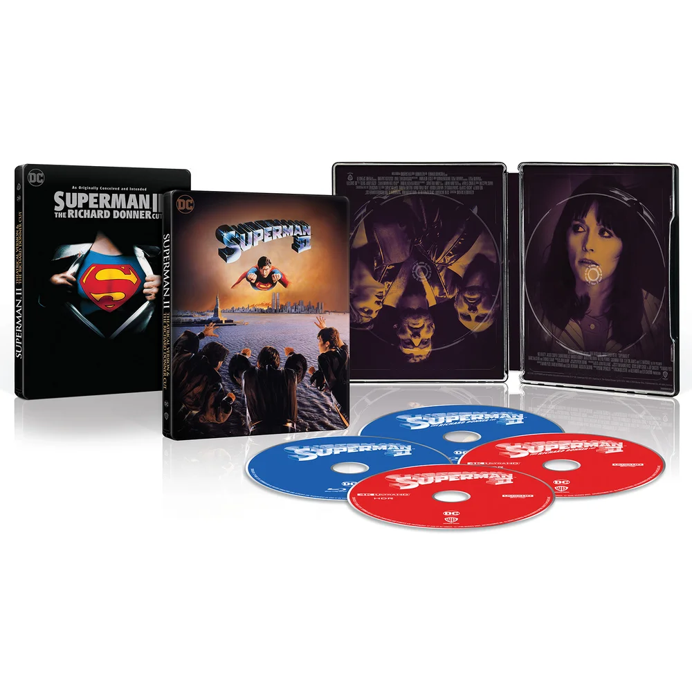Superman II (Theatrical & Donner Cut) 4K Ultra HD Steelbook (includes Blu-rays) Image 1