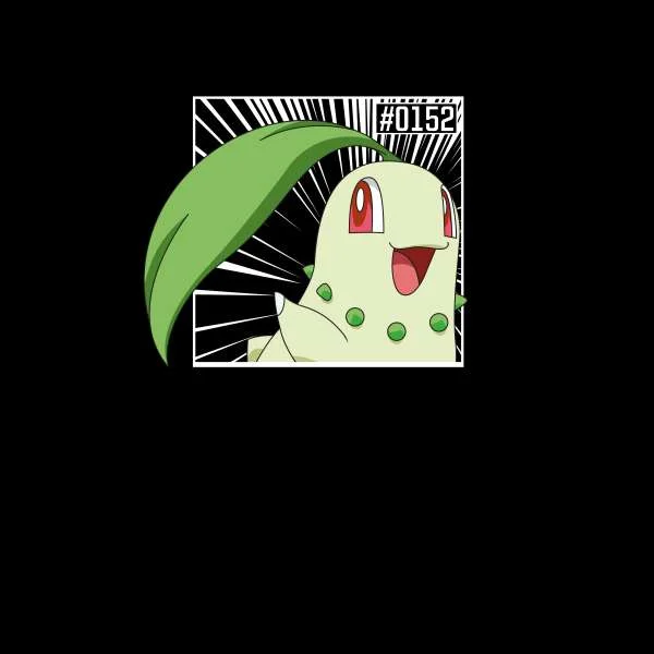 Pokemon Chikorita Women's Cropped Hoodie - Black