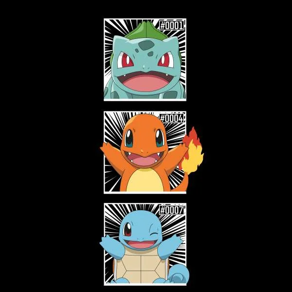 Pokemon Generation 1 Intro Women's Cropped Hoodie - Black