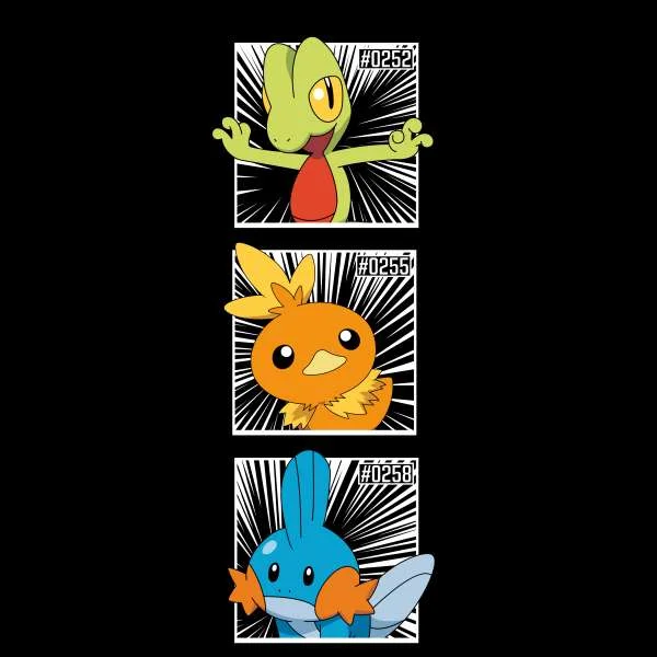 Pokemon Generation 3 Intro Women's Cropped Hoodie - Black