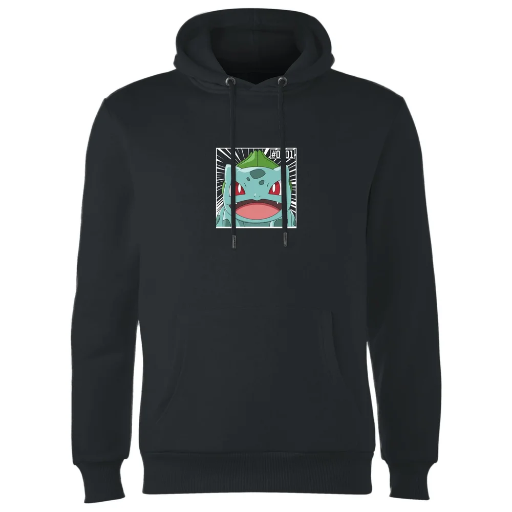 Pokémon Pokédex Bulbasaur #0001 Hoodie - Black - S Image 1