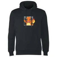 Pokémon Pokédex Charmander #0004 Hoodie - Black - undefined undefined