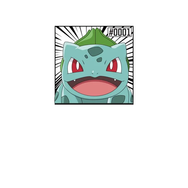 Pokémon Pokédex Bulbasaur #0001 Men's T-Shirt - Cream