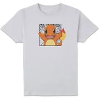 Pokémon Pokédex Charmander #0004 Men's T-Shirt - White - undefined undefined