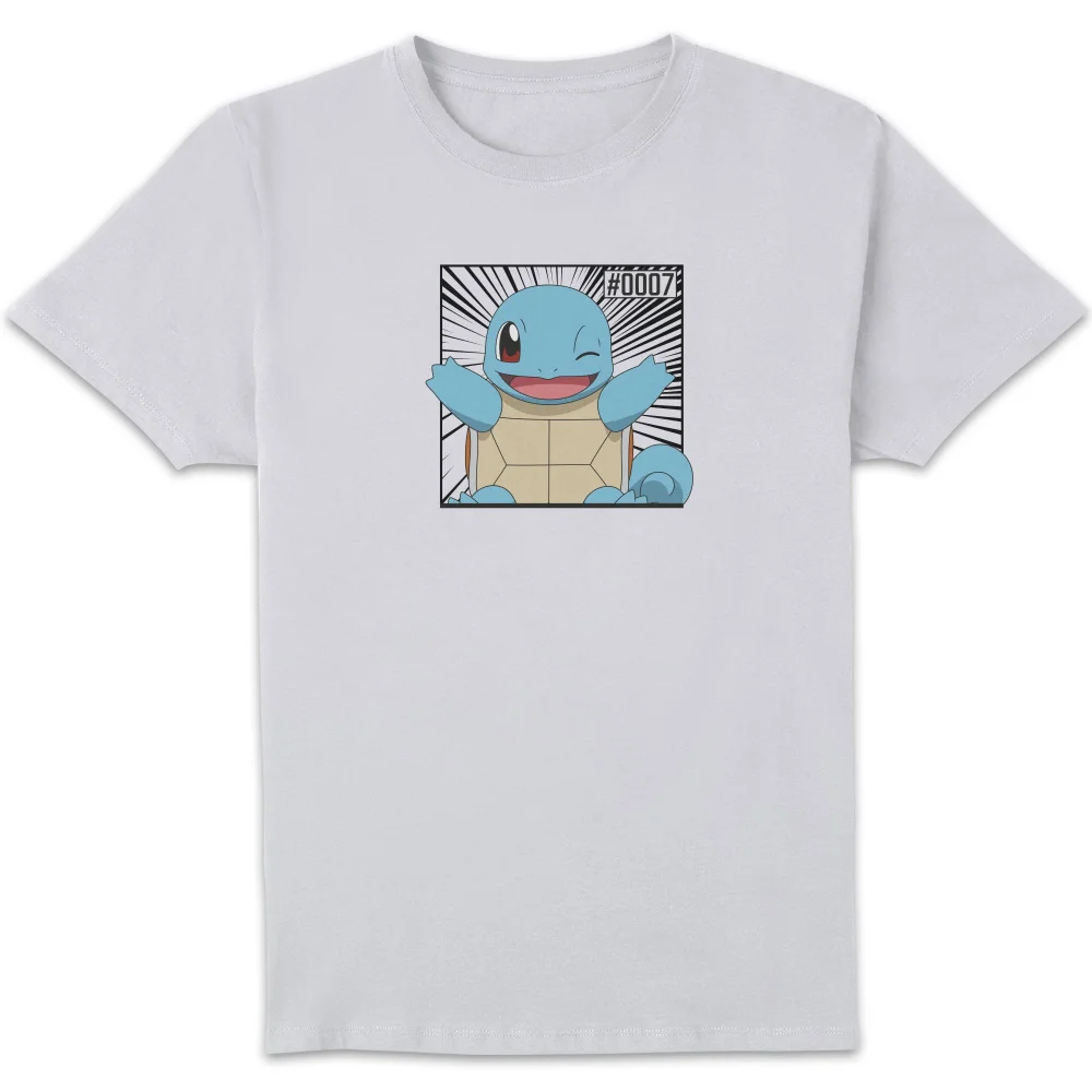 Pokémon Pokédex Squirtle #0007 Men's T-Shirt - White - S Image 1