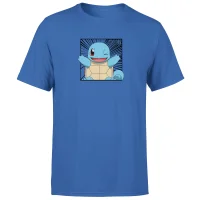 Pokémon Pokédex Squirtle #0007 Men's T-Shirt - Blue - undefined undefined