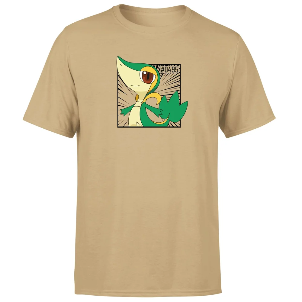 Pokemon Snivy Men's T-Shirt - Tan - S Image 1