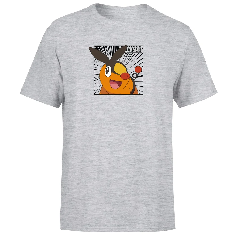 Pokemon Tepig Men's T-Shirt - Grey - S Image 1