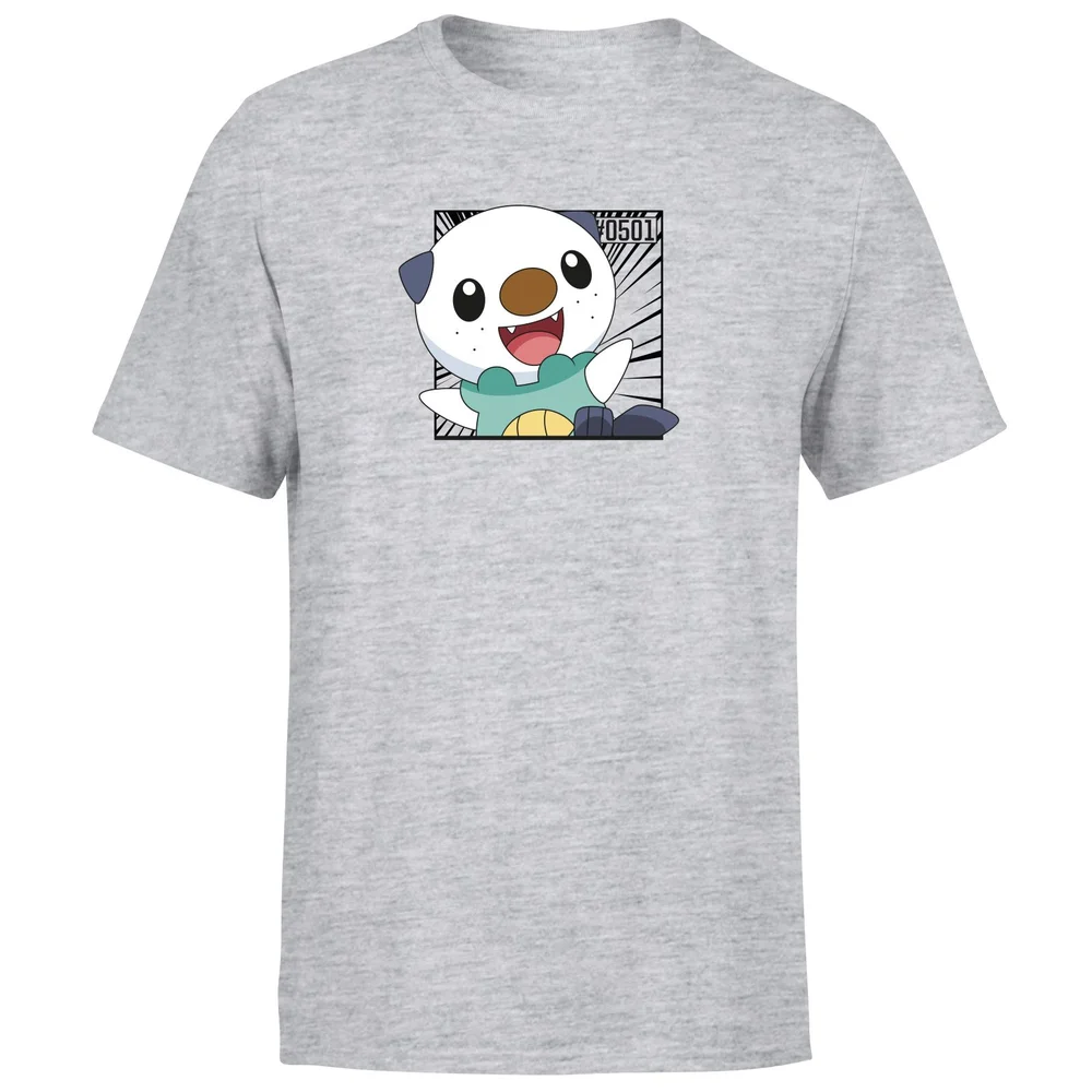 Pokemon Oshawott Men's T-Shirt - Grey - S Image 1