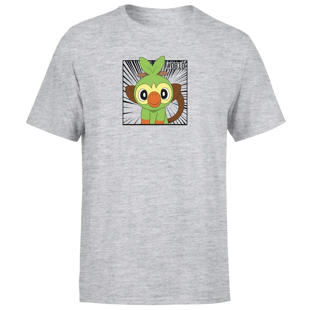 Pokemon Grookey Men's T-Shirt - Grey - S Image 1