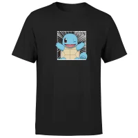 Pokémon Pokédex Squirtle #0007 Men's T-Shirt - Black - undefined undefined